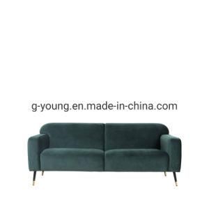 Comfortable Velvet Fabric Living Room Sofa Set