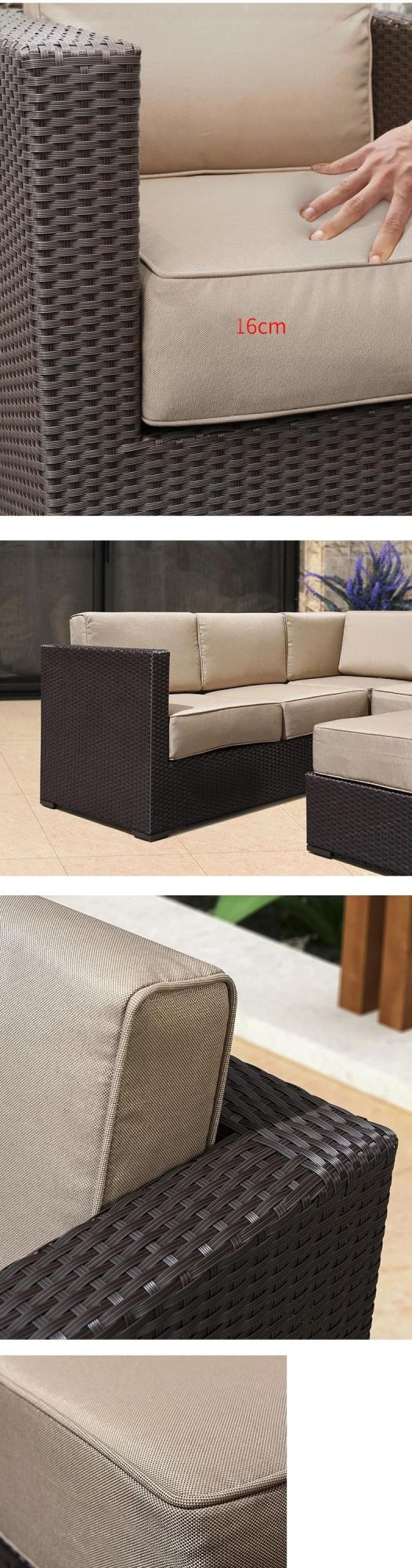 Outdoor Furniture Living Room Courtyard Rattan Sofa