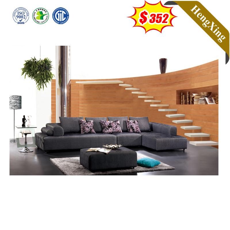 Modern North Fabric Three Seat Home Furniture Hotel Corner Sectional Living Room Sofa