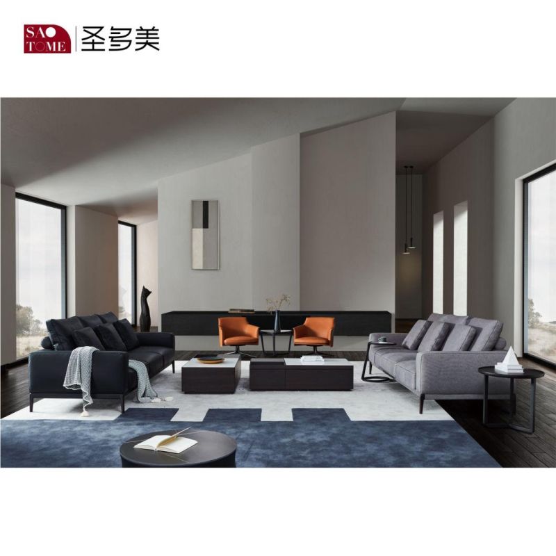 Contemporary Living Room Furniture L Shaped Fabric Couch Modern Sectional Sofa