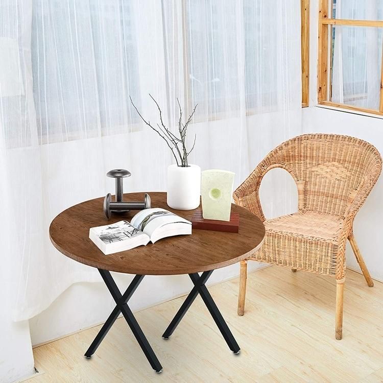 Modern DIY Polished Stainless Steel Coffee X Bench Legs