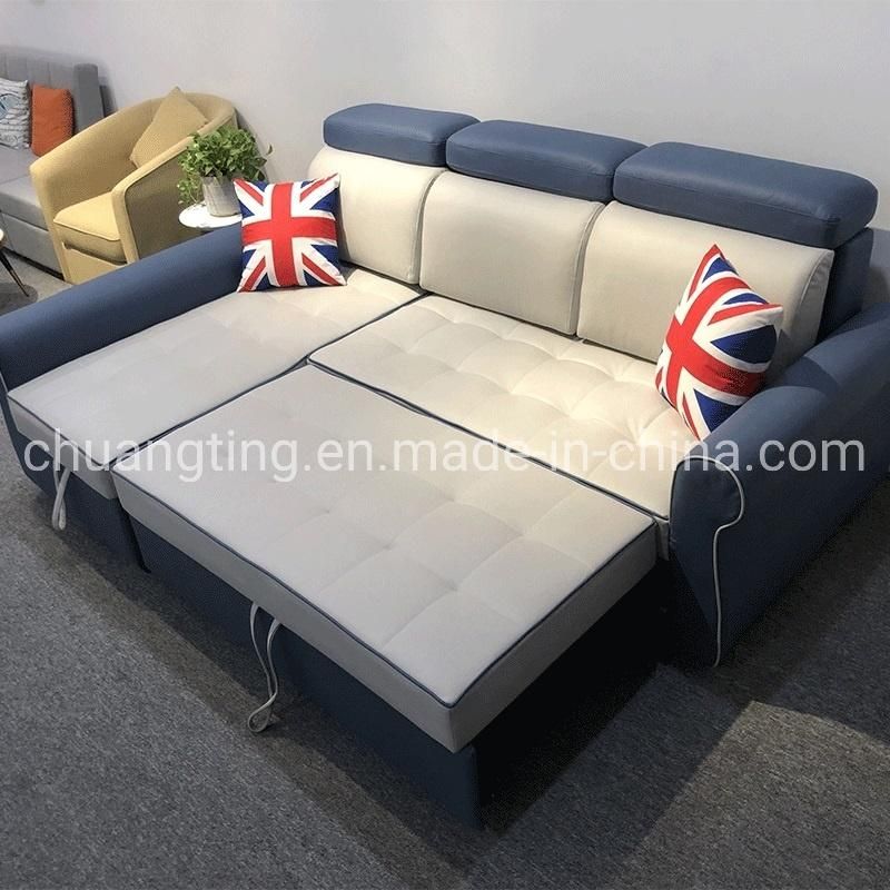 Storage Corner Sofa Set Pull out Function Sofa Cum Bed