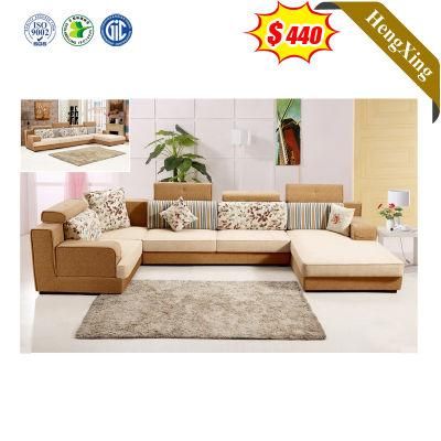 Optional Luxury Classic Modern Outdoor Home Furniture L Shape Chaise Lounge Sofa Set Fabric Living Room Sofa