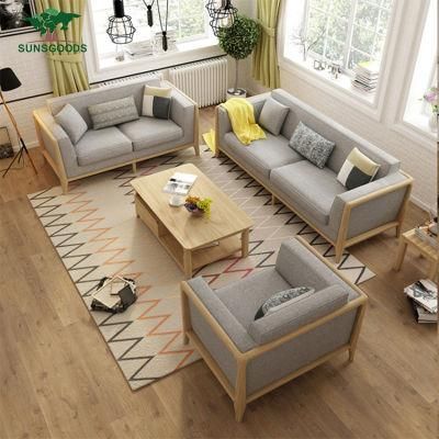 Customized Wooden Design Living Room Furniture Sofa for Sale