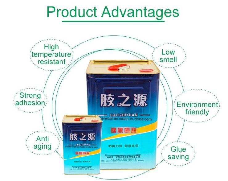 China Supplier GBL Light Smell Contact Glue Spray Adhesive