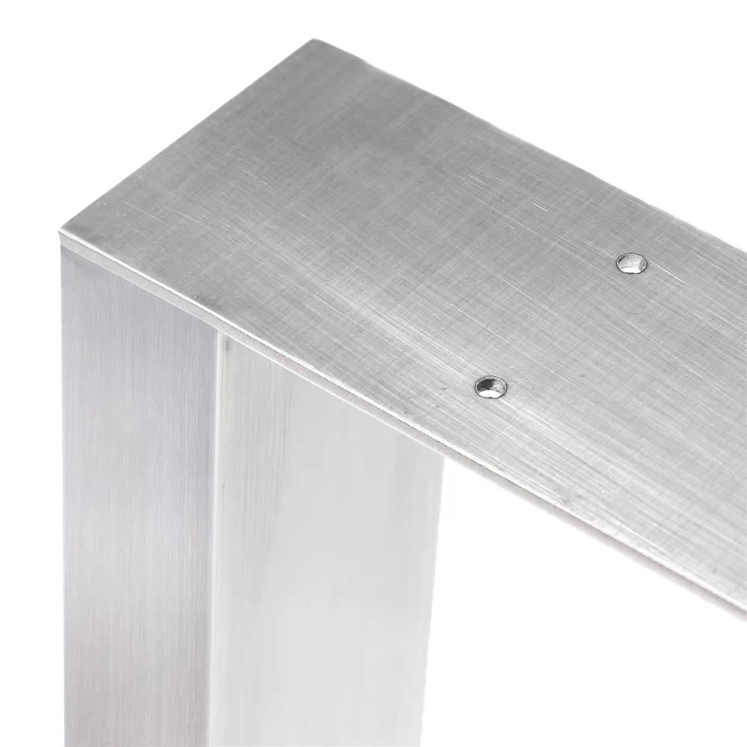 Stainless Steel White Square Desk Table Legs