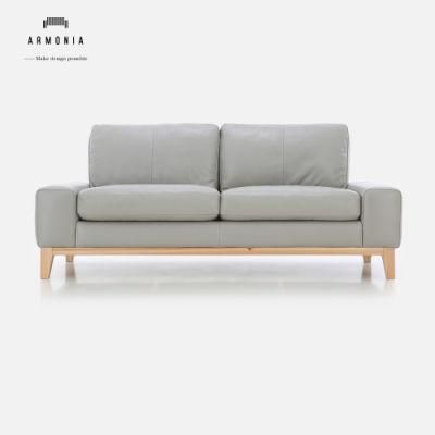 Modern 1+2 L Shape Couch Set Leather Furniture Sofa with High Quality