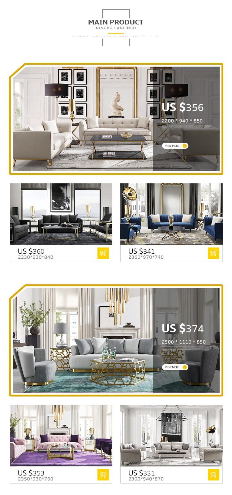 Velvet Italian Sofa Set Designs Luxury 3 Seater Sofa Gold Luxury Living Room Furniture Set Sofa