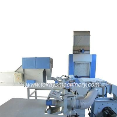 Automatic Fiber Pillow Filling Machine with 2 Blowing Nozzle