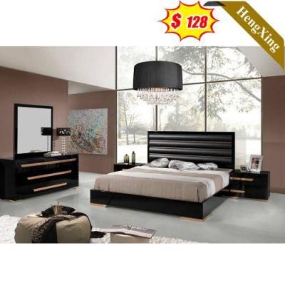 Luxury Modern Home Hotel Bedroom Furniture Wooden Storage Bedroom Set Sofa Bed King Wall Bed (UL-22NR8475)