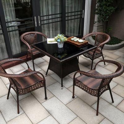 Outdoor Rattan Furniture/Restaurant Garden Rattan Sofa Chair/Modern Hotel Household Furniture