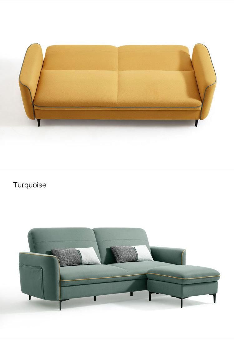 En 1021 Fabric Living Room Set Couch Sofa Cum Bed Designs in China S136