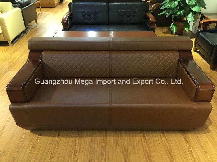 Genuine Leather High Quality Sofa Sets Commercial Sofas (FOH-8013)