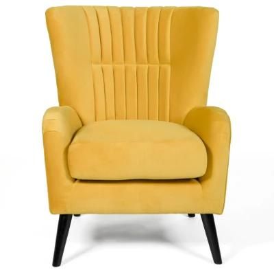 Hot Sale Velvet Chair Single Sofa Lounge Chair Living Room Chair