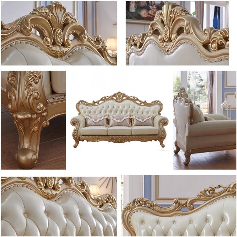 Living Room Sofa with Marble Table for Living Room Furniture