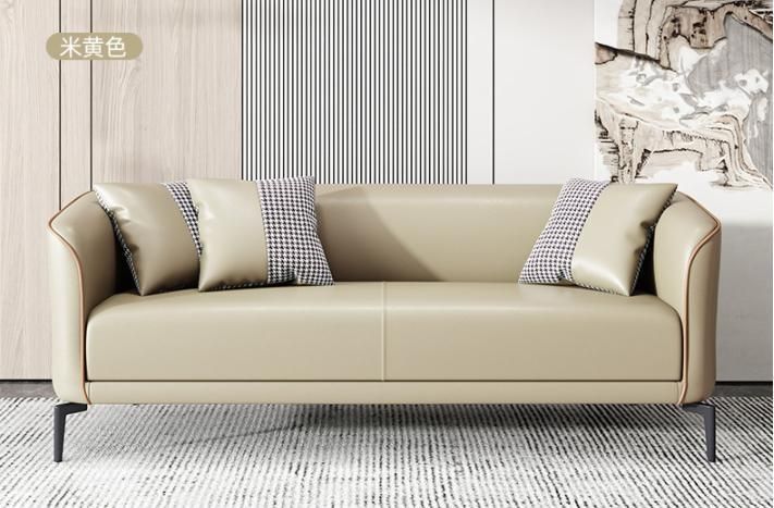 Technology Cloth Small Apartment Modern Minimalist Three-Seat Sofa Bedroom Light Luxury