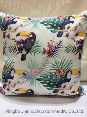 Custom Polyester Digital Printing Bird Pillow Cushion Used for Home Decoration and Cars