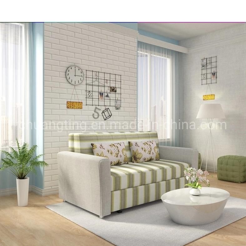 Hotel Fabric Sofa Cum Bed Pull out Couch with Storage