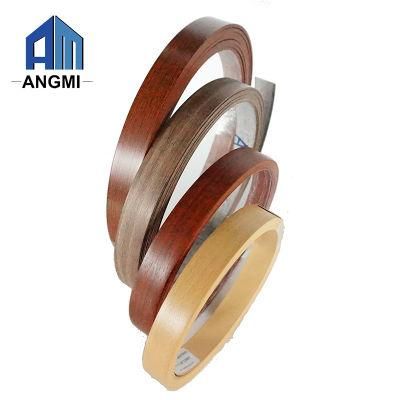 Furniture Accessories Woodgrain/High Glossy PVC/ABS Edge Banding Tape Tapacanto