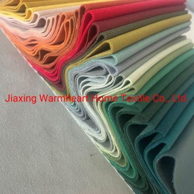 Polyester Knitting Velvet Dull Velvet Sofa Furniture Material Upholstery Cloth (WH29)