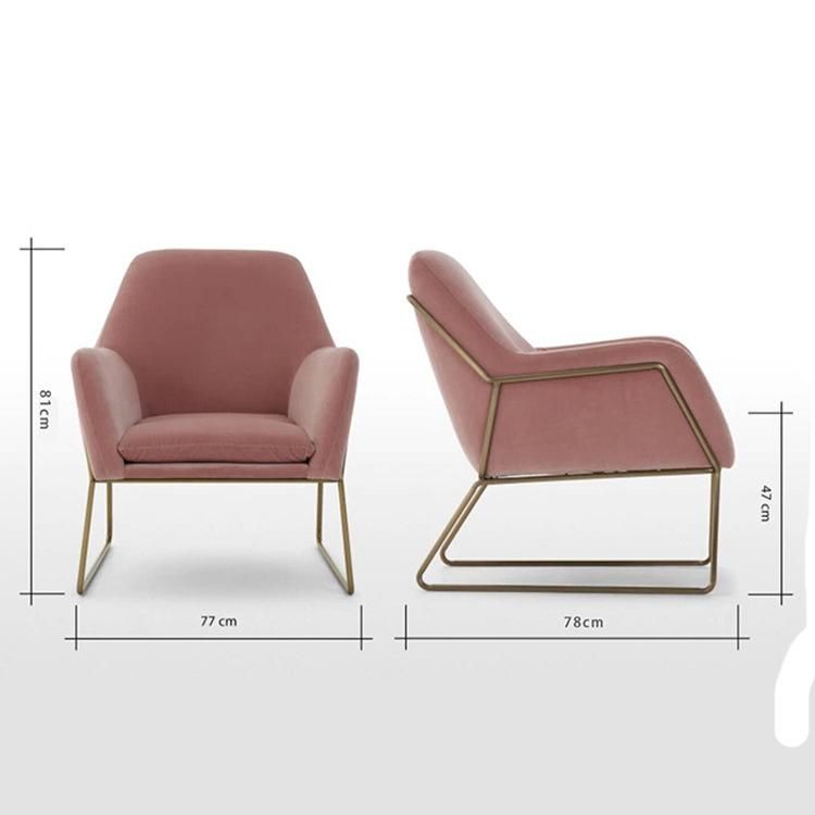 Muebles De Dormitorio De Villa Sofa Sencillo Nordico Silla Modern Sofa Individual Muebles De Sala De Estar