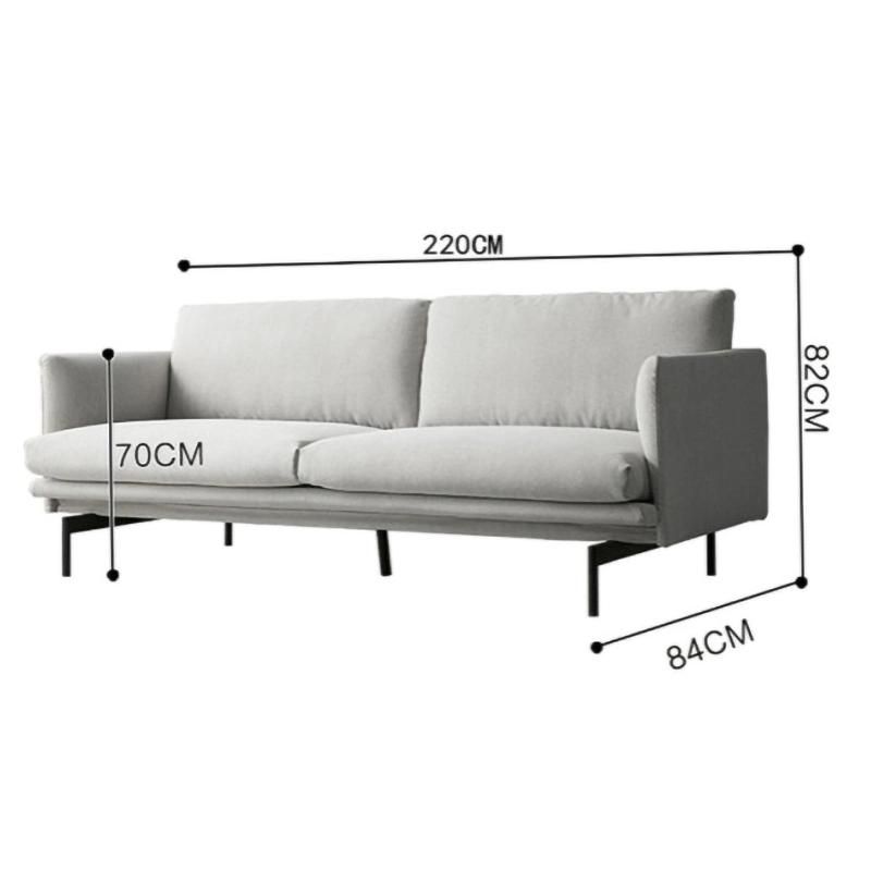 Nova Modern Living Room Furniture Hotel Leisure Corner Double Fabric Living Room Sofa