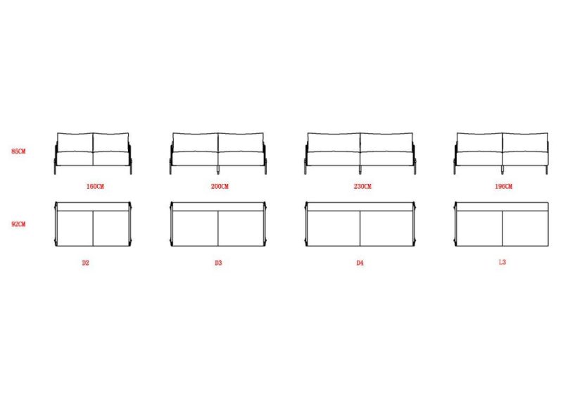 Factory Wholesale Living Room Home Furniture Hot Sale Leather Armrest Fabric Seat Metal Leg Modern Sectional L-Shaped Sofa for Sale