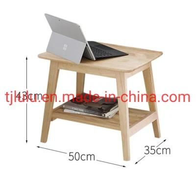 Modern Solid Wood Nightstand Bedside Table Living Room Sofa Center Side Table Bed Room End Table